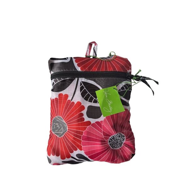 VERA BRADLEY Collapsible Duffel Bag Cheery Blossoms Pattern NWT Travel Tote - Picture 1 of 8